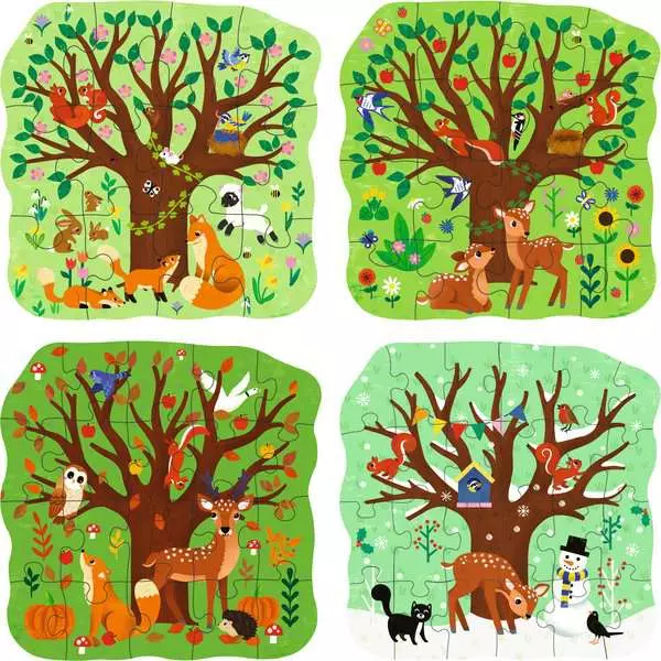 Ravensburger Puzzle Up! Four Seasons (12/16/20/24pcs)