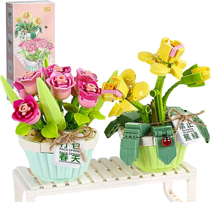 LOZ Micro Plants II - Spring Tulip Orchid (409pcs)