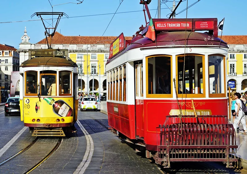 104766 Reisen - Straßen-Bahn Puzzle