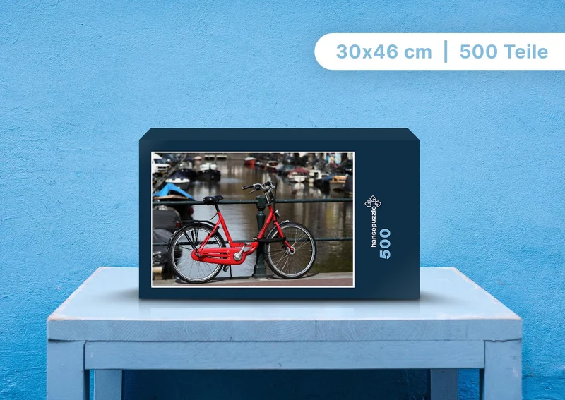 105068 Fortbewegung - Rotes Fahrrad Puzzle