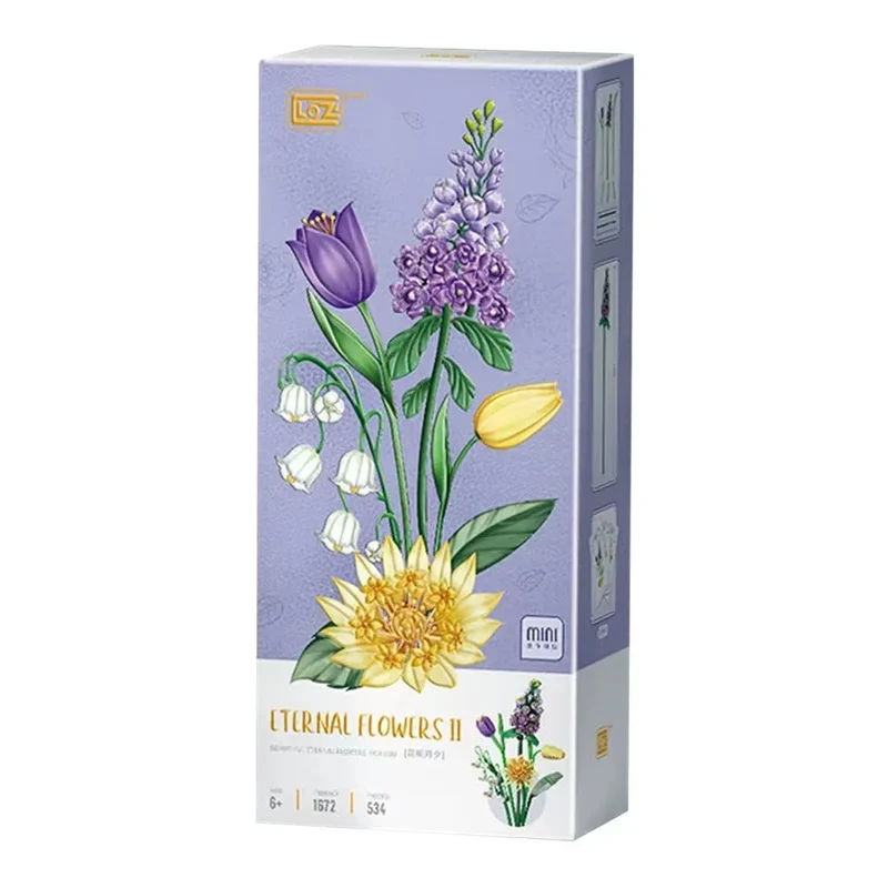 LOZ Eternal Flower - Violet Bouquet (534pcs)