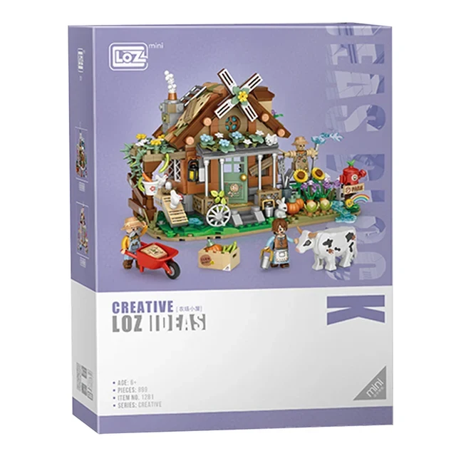 LOZ Ceative - Farm Cottage House Ranch (899pcs)