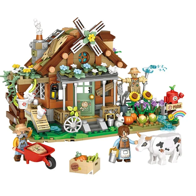 LOZ Ceative - Farm Cottage House Ranch (899pcs)