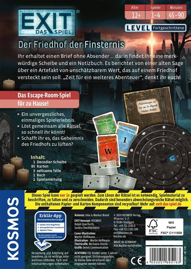 EXIT - Das Spiel F09: Der Friedhof der Finsternis
