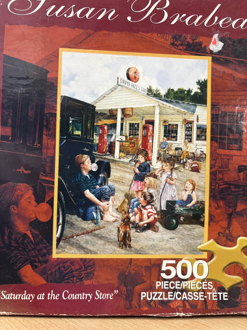 PFG Saturday at the Country Store, Susan Brabeau (500pcs) (Usage/Used - PUZZLES FOR GOOD)