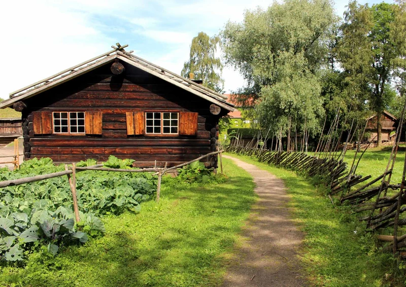 105626 Gebäude - Holzhaus Puzzle