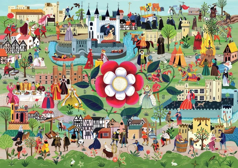PFG The World of The Tudors (1000pcs) (Usage/Used - PUZZLES FOR GOOD)