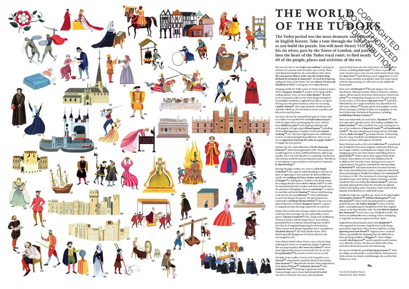 PFG The World of The Tudors (1000pcs) (Usage/Used - PUZZLES FOR GOOD)
