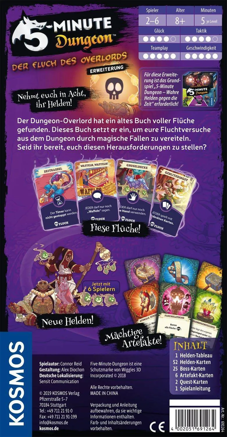 5-Minute Dungeon - Der Fluch des Overlords [Erw.]