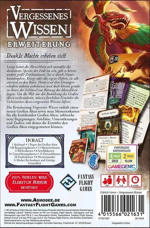 Eldritch Horror: Vergessenes Wissen [Erw.]