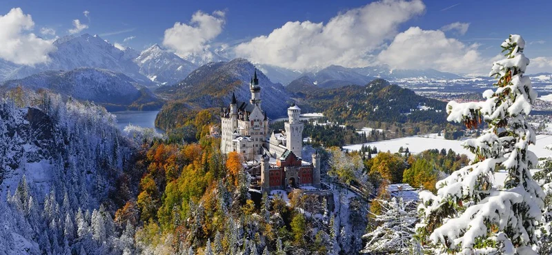 PFG Ravensburger Neuschwanstein Castle (Panoramic) (2000pcs) (Usage/Used - PUZZLES FOR GOOD)