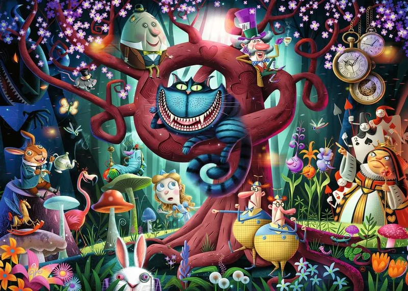 PFG Ravensburger Classic Tales - Most Everyone Is Mad, Dean MacAdam (1000pcs) (Usage/Used - PUZZLES FOR GOOD)