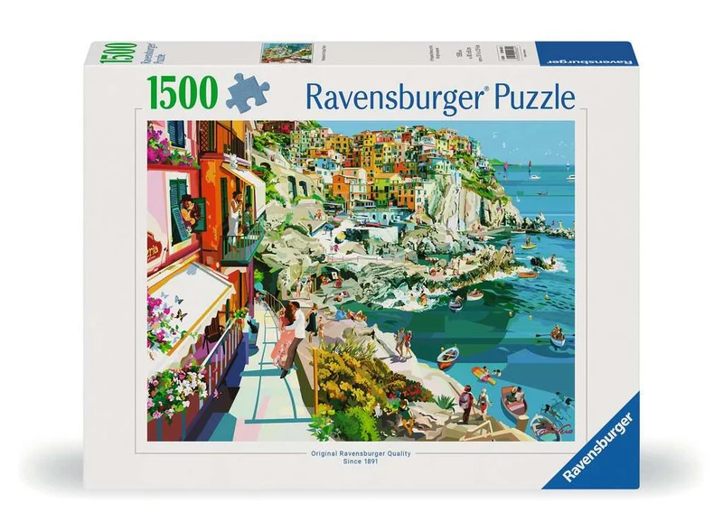 PFG Ravensburger Romance in Cinque Terre (1500pcs) (Usage/Used - PUZZLES FOR GOOD)