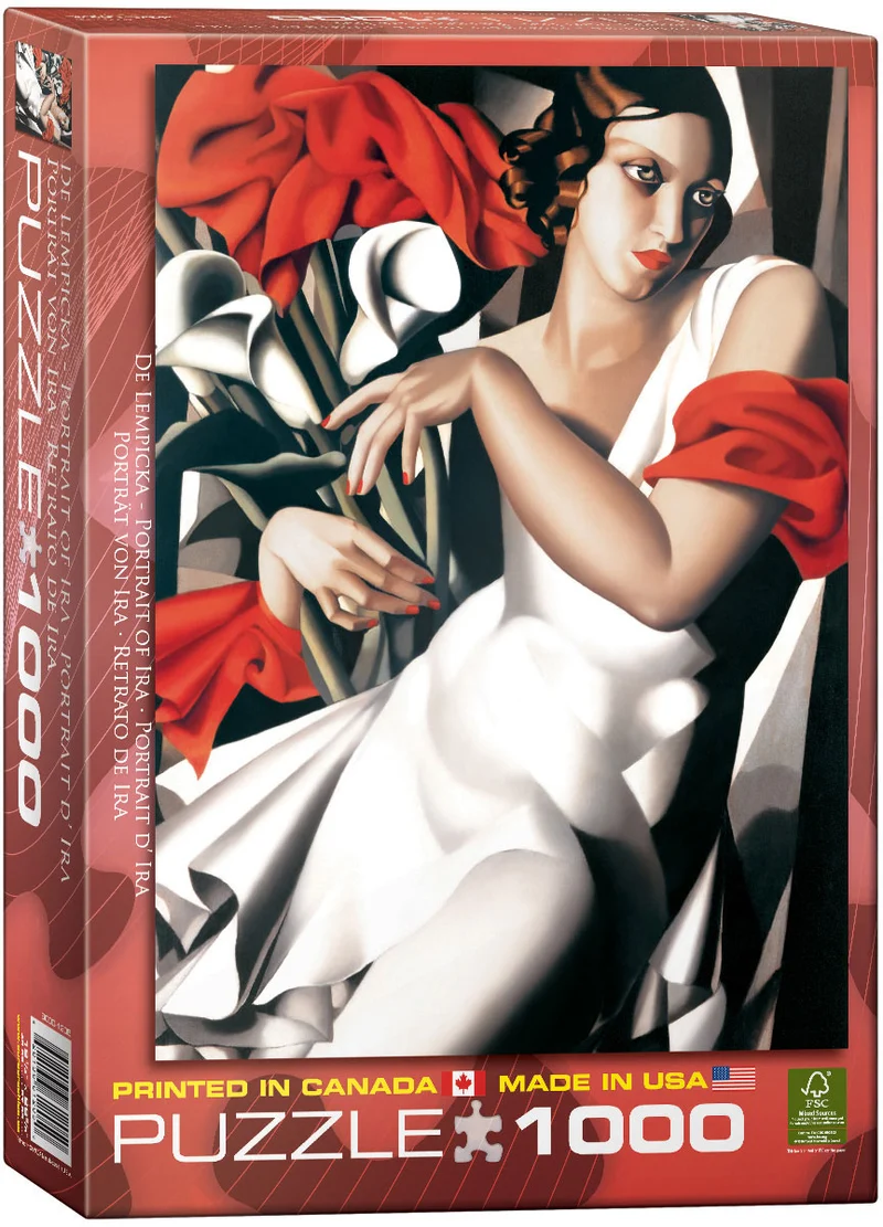 PFG Portrait d'Ira, Tamara de Lempicka (Usage/Used - PUZZLES FOR GOOD)