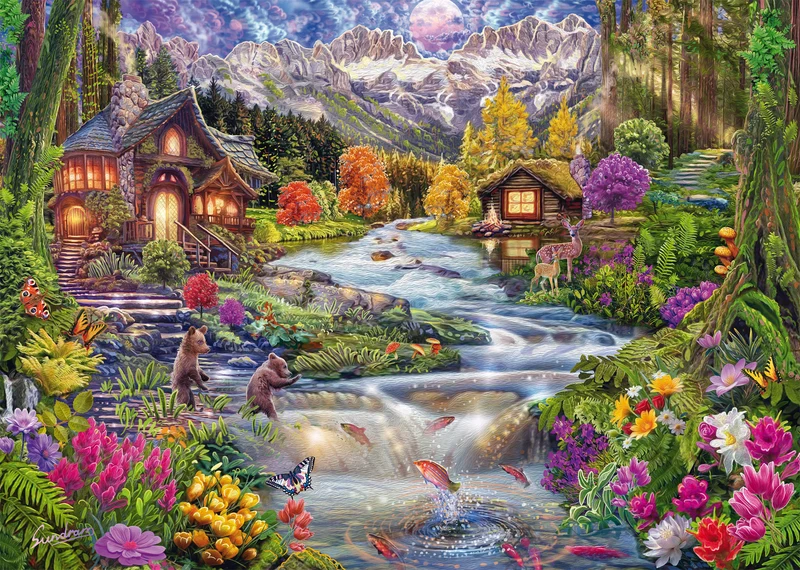 Mountain Stream, Steve Sundram (2000pcs)