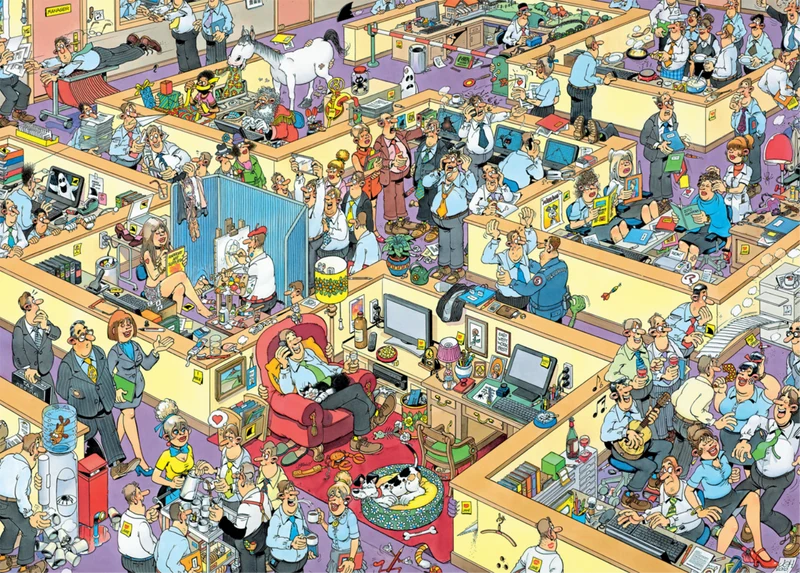 PFG The Office, JVH (2000pcs) (Usage/Used - PUZZLES FOR GOOD)