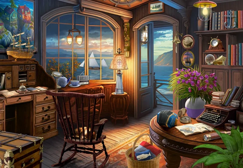 PFG Sailor's House (1000pcs) (Usage/Used - PUZZLES FOR GOOD)