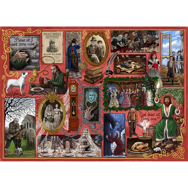 PFG Book Club - Charles Dickens (1000pcs) (Usage/Used - PUZZLES FOR GOOD)