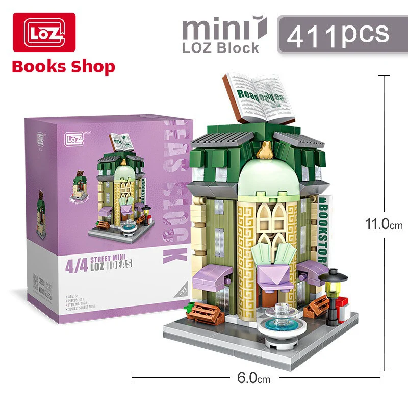 LOZ Blocks - Book Store - 4 of 4 (411pcs)