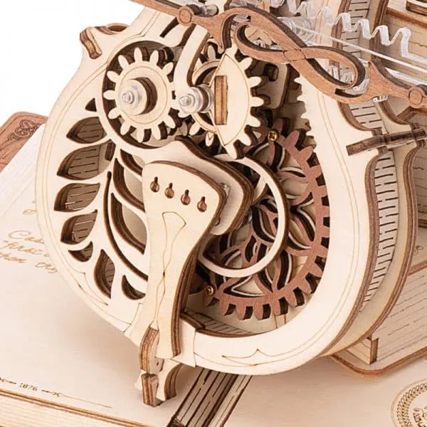3D Mechanical Music Box - Magic Cello (Wood)