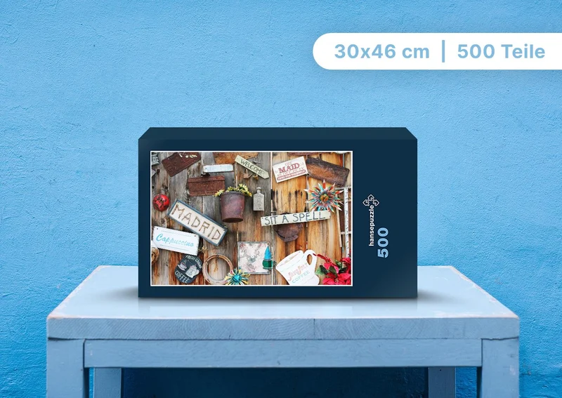 106690 Hintergründe - Holzwand Puzzle