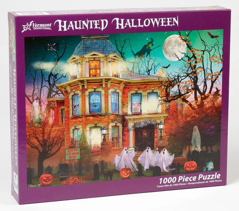 PFG Haunted Halloween, David MacLean (1000pcs) (Usage/Used = PUZZLES FOR GOOD)