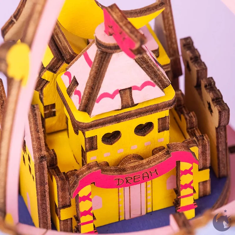 3D Mechanical Music Box - Starry Night (Wood)