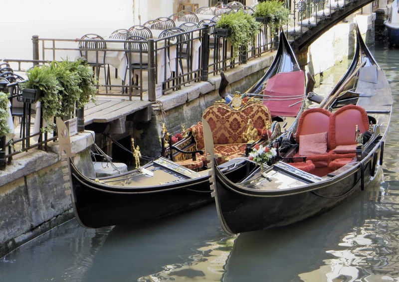 107488 Reisen - Gondeln in Venedig Puzzle