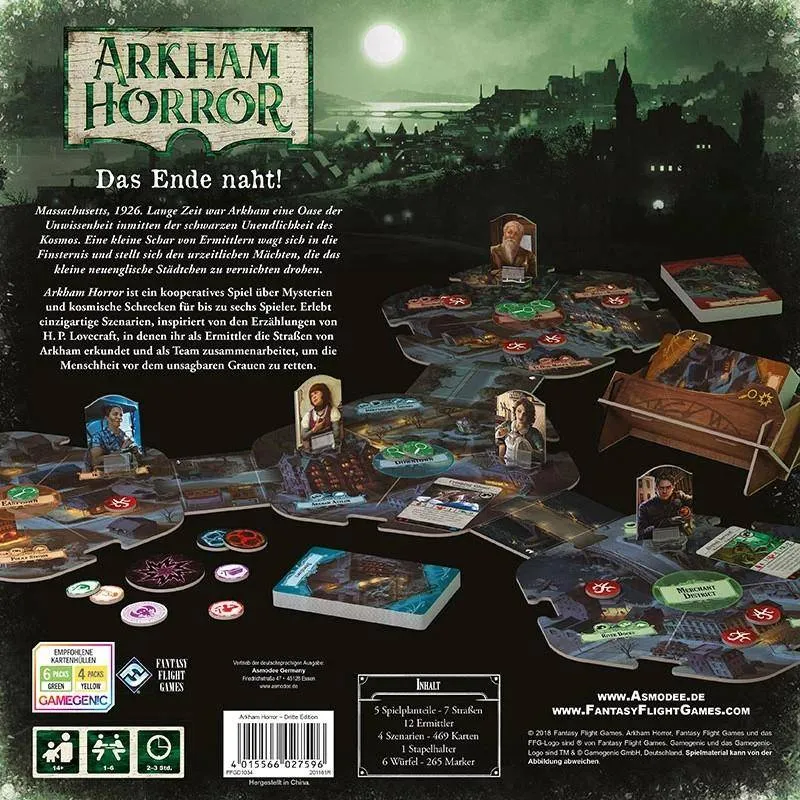 Arkham Horror 3. Ed. Grundspiel