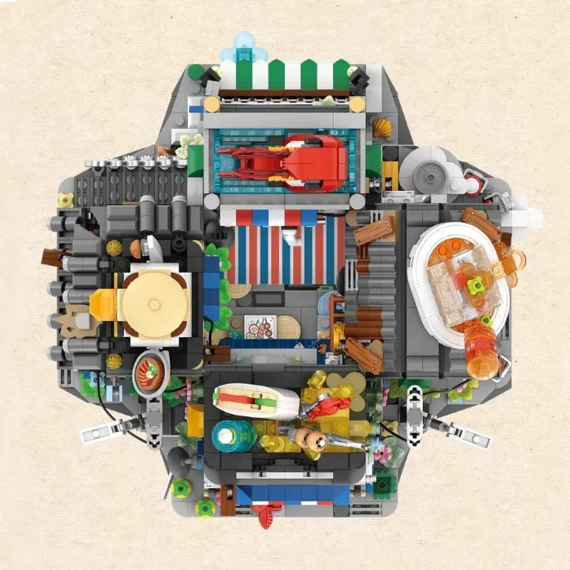 LOZ Bricks - Duck's Roast Meat Shop - 2 of 4 (845pcs)