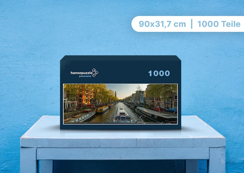 105313 Reisen - Kanal in Amsterdam Puzzle