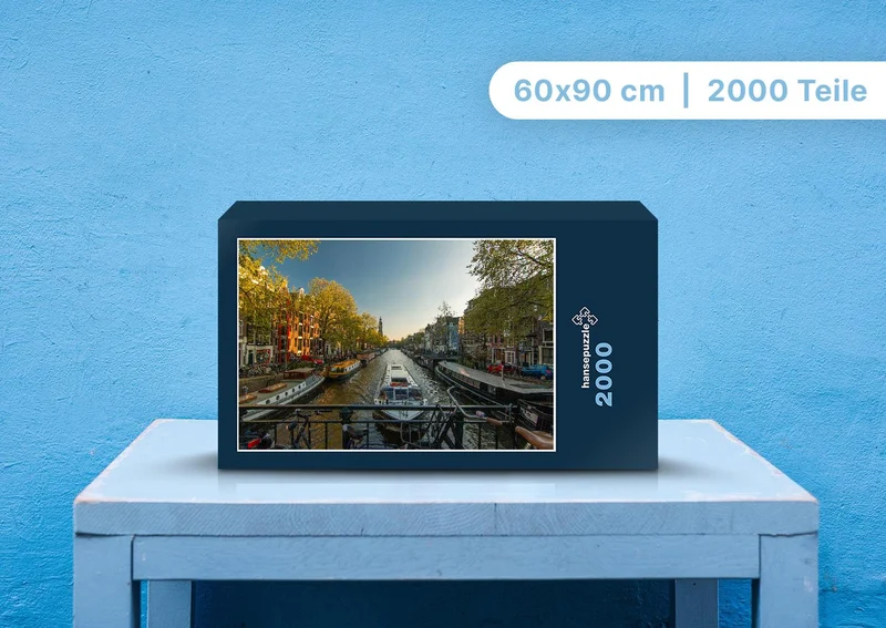 105313 Reisen - Kanal in Amsterdam Puzzle