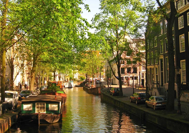 105324 Natur - Kanal in Amsterdam Puzzle