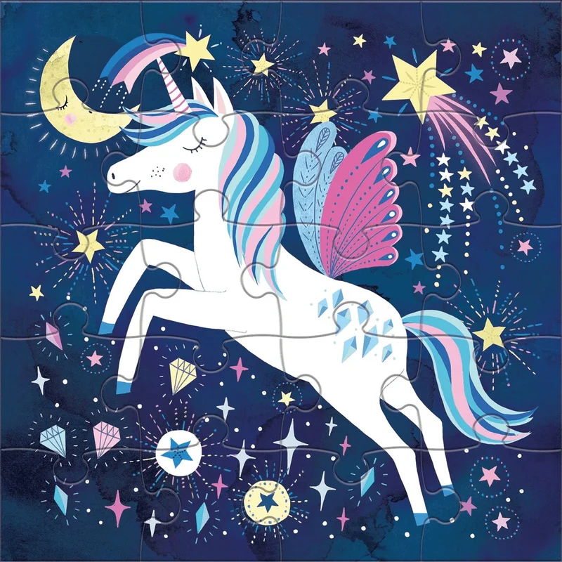 2 Magnetic Puzzles - Magical Unicorn