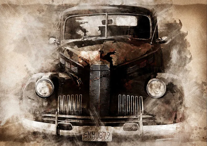 110182 Hintergründe - Oldtimer Puzzle