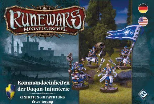 Runewars MS: Kommandoeinheiten der Daqan-Infanterie