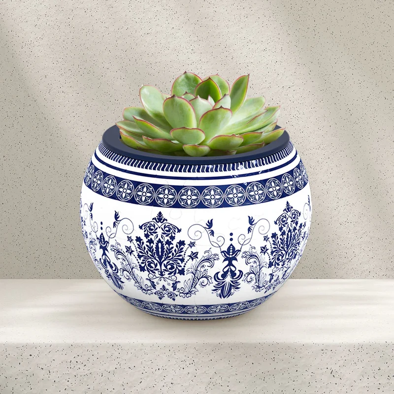 3D Puzzle Planter - Classic Ornamental Style