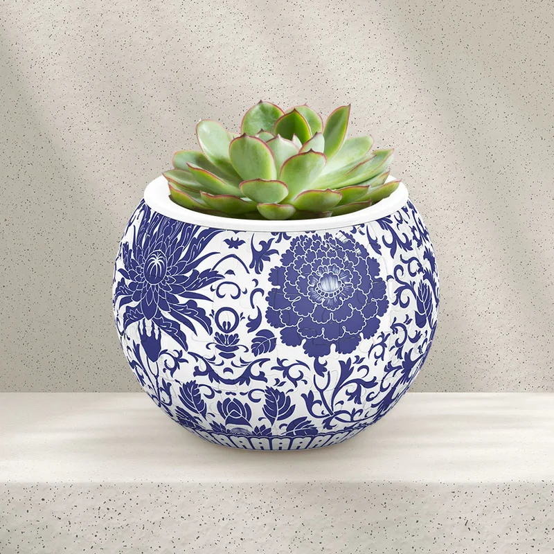 3D Puzzle Planter - Oriental Flower Ornament