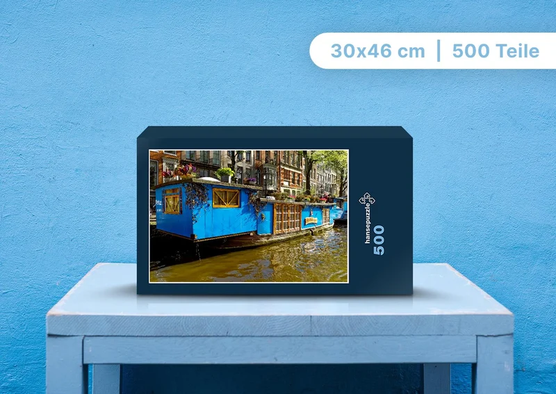 105366 Fortbewegung - Hausboot Puzzle