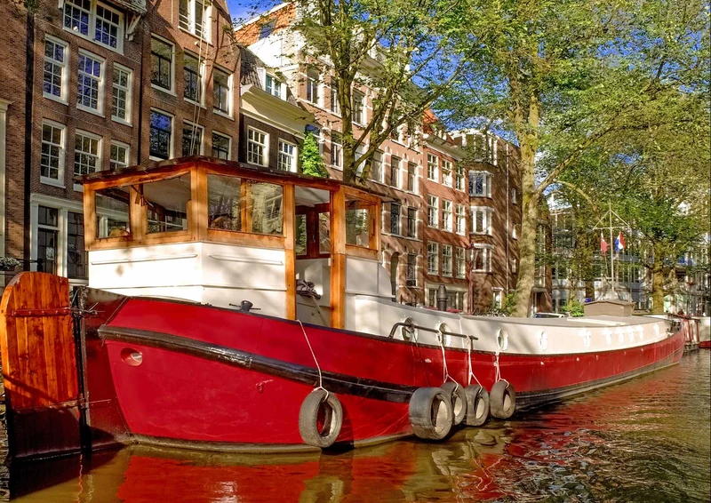 105369 Fortbewegung - Hausboot Puzzle