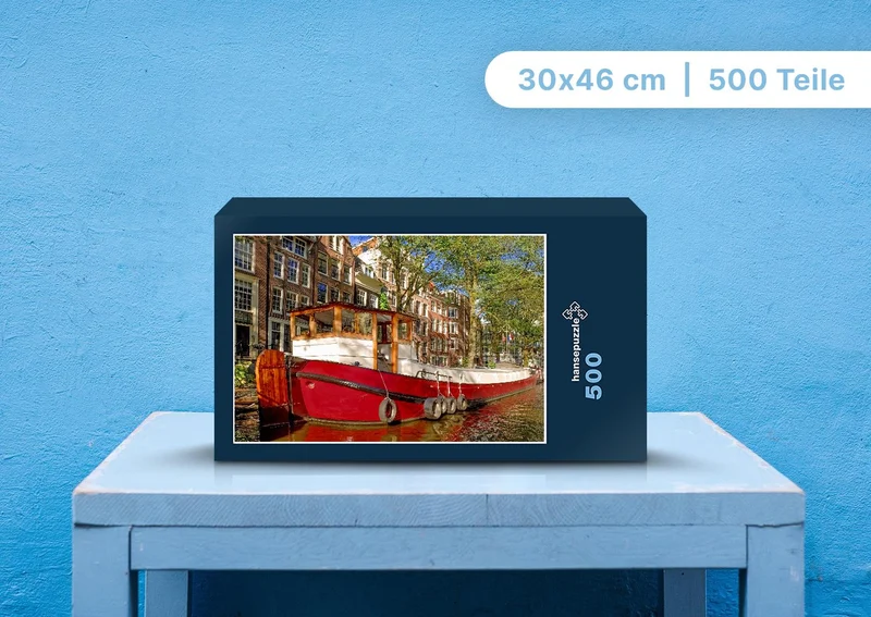 105369 Fortbewegung - Hausboot Puzzle