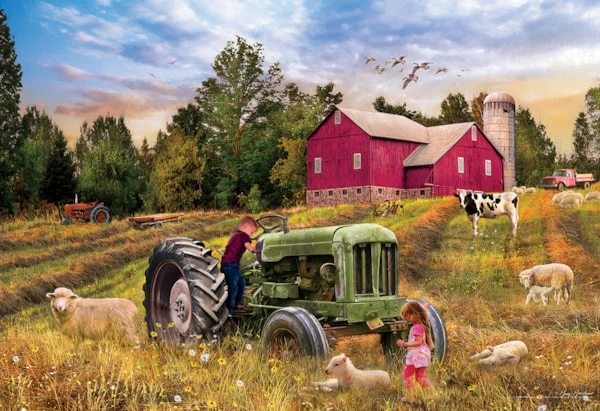 PFG Farm Tractor (1000pcs) (Usage/Used - PUZZLES FOR GOOD)