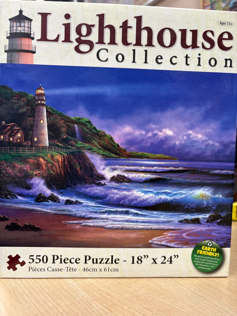 PFG Lighthouse Collection - Blue Lighthouse (Usage/Used - PUZZLES FOR GOOD)