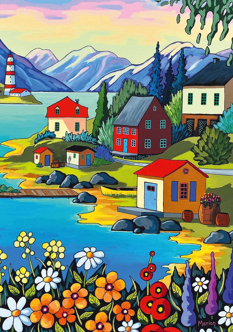 PFG Along the Coast (1000pcs) (Usage/Used - PUZZLES FOR GOOD)