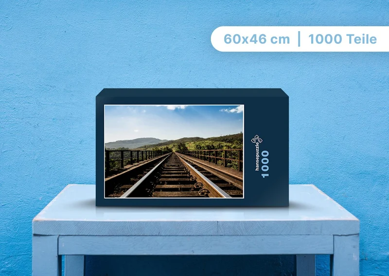 108765 Gebäude - Gleise Puzzle