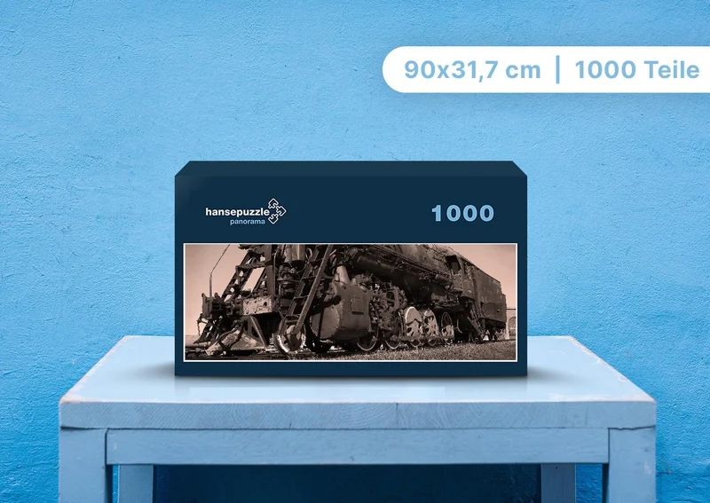 100897 Hintergründe - Dampflokomotive Puzzle