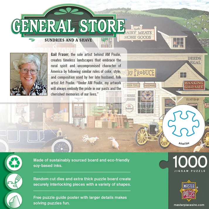 General Store - Sundries and a Shave, Gail Fraser (1000pcs)