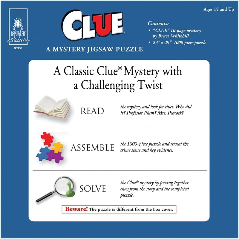 Classic Murder Mystery Puzzle - Clue