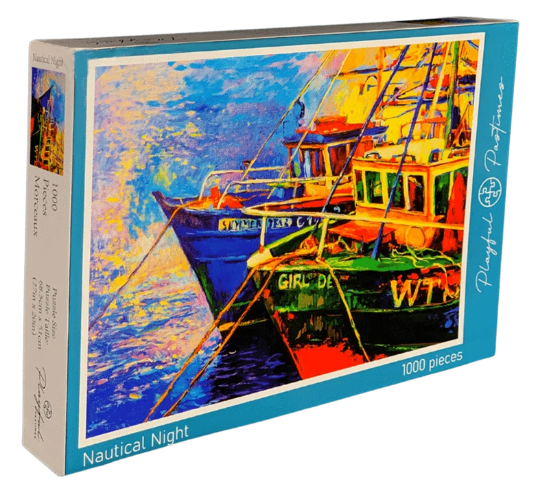 PFG Playful Pastimes - Nautical Night (1000 pcs) (Usage/Used - PUZZLES FOR GOOD)
