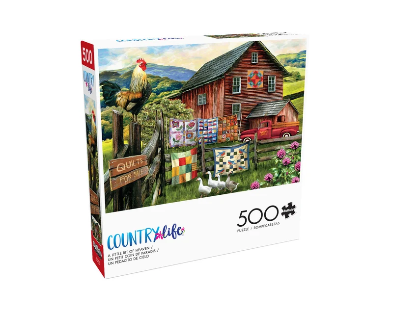 PFG Country Life - A Little Bit of Heaven (500pcs) (Usage/Used - PUZZLES FOR GOOD)